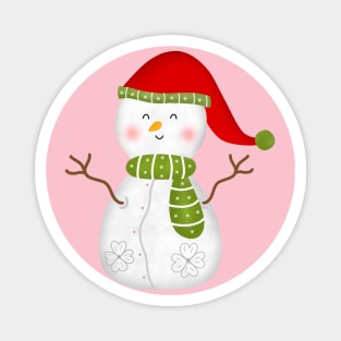 Christmas Snowman Magnet